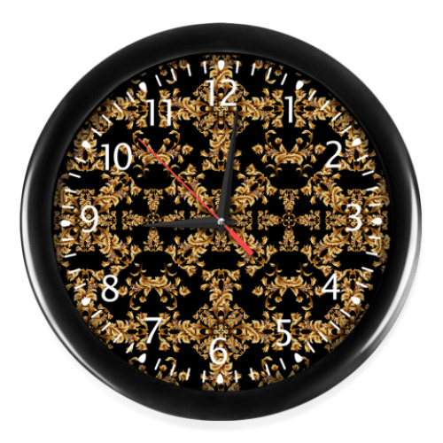 Настенные часы с принтом Versace style