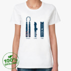 Женская футболка органик