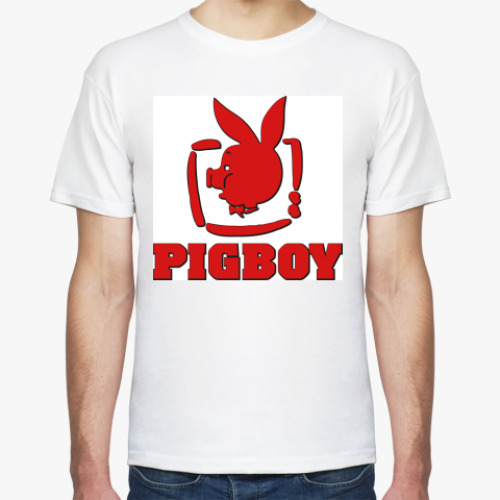 Футболка с принтом PIGBOY
