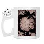 Кружка с футбольным мячиком