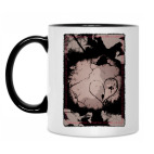 Кружка двухцветная