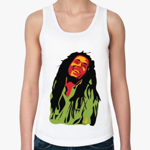 Женская майка с принтом Marley Жен майка (бел)