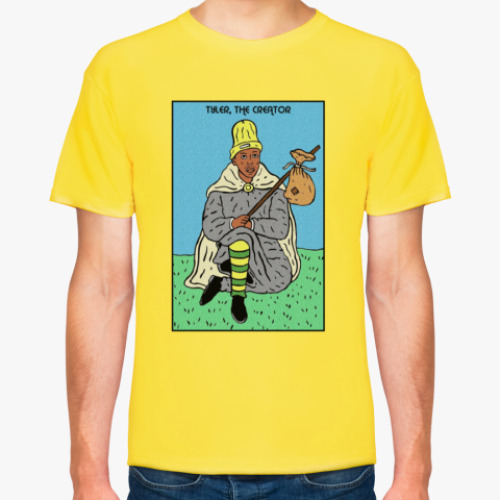 Футболка с принтом Hip-Hop Tarot Cards - Tyler, The Creator GOLF