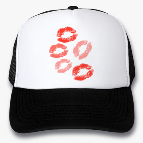 Кепка-тракер с принтом Поцелуи
