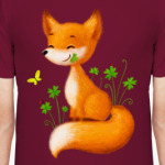 Лисенок в клеверах