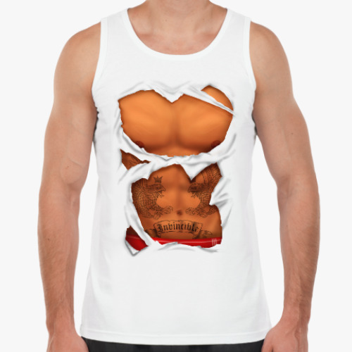 Майка с принтом Спортивное тело торс