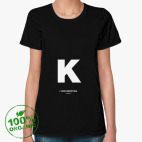 Женская футболка органик