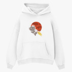 Толстовка худи оверсайз