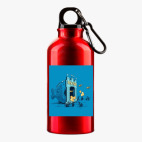 Металлическая бутылка 400 мл UV-DTF