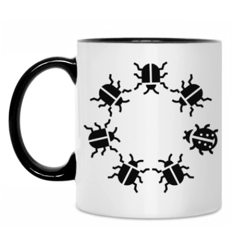 Кружка с принтом Другой жук