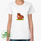 Женская футболка органик