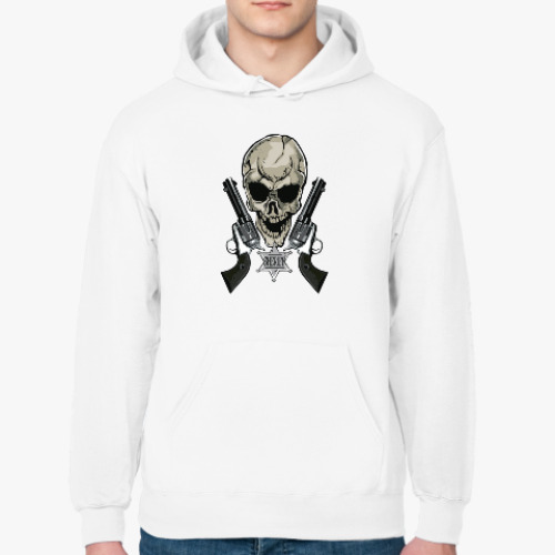 Толстовка худи с принтом шериф