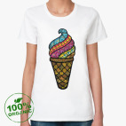 Женская футболка органик