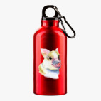 Металлическая бутылка 400 мл UV-DTF