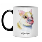 Кружка двухцветная