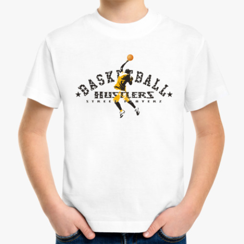 Детская футболка с принтом Basketball