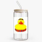 Банка с бамбуковой крышкой