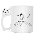 Кружка с футбольным мячиком