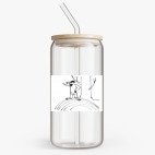 Банка с бамбуковой крышкой