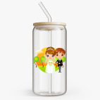 Банка с бамбуковой крышкой