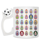 Кружка с футбольным мячиком