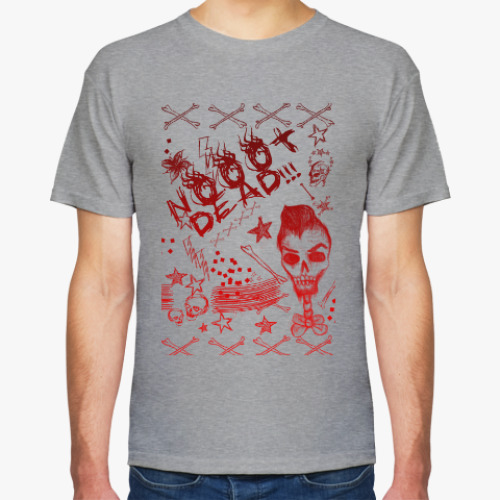 Футболка с принтом Be grunge! Гранж. Взрыв цвета.