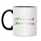 Proud Italian. Декоративный текст.