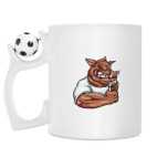 Кружка с футбольным мячиком