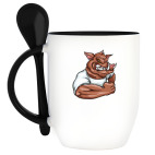 Кружка с ложкой