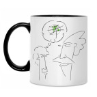 Кружка двухцветная