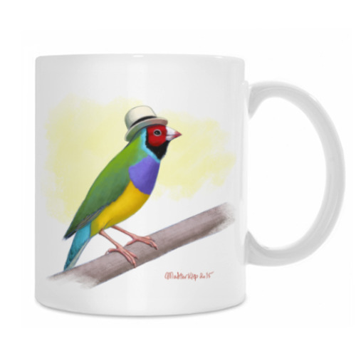 Кружка с принтом Амадина