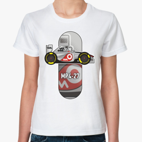 Классическая футболка с принтом MP4-27