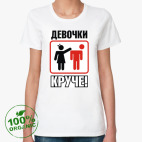 Женская футболка органик