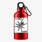 Металлическая бутылка 400 мл UV-DTF