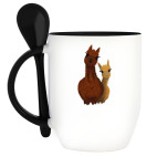 Кружка с ложкой