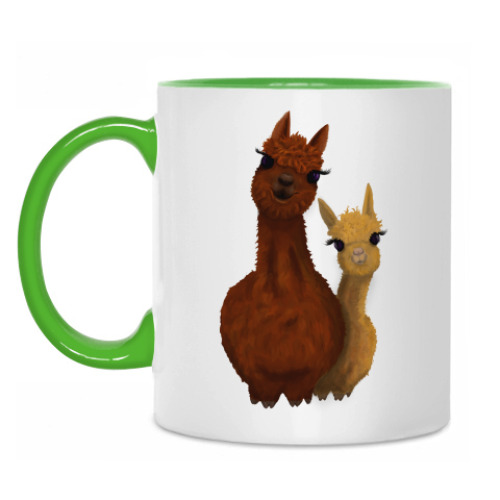 Кружка с принтом Альпака