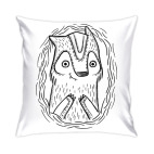 Подушка 35x35 см Волчик