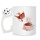 Кружка с футбольным мячиком