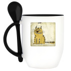 Кружка с ложкой