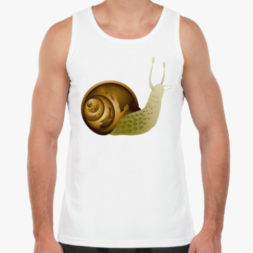 Майка с принтом Улиточка