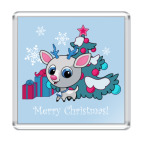 Магнит 6.5 x 6.5 см  С Рождеством