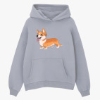 Толстовка худи оверсайз