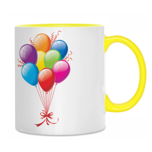 Кружка с принтом Шарики