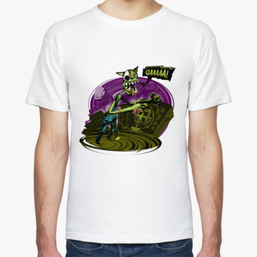 Футболка с принтом Gaaaaa!