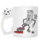 Кружка с футбольным мячиком