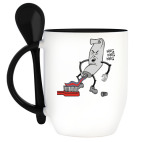 Кружка с ложкой