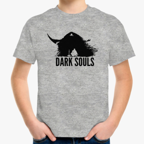 Детская футболка с принтом Dark Souls