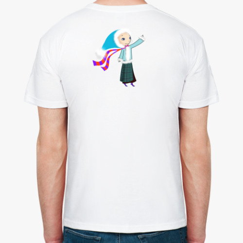 Футболка с принтом история про девочку