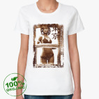 Женская футболка органик