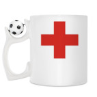 Кружка с футбольным мячиком